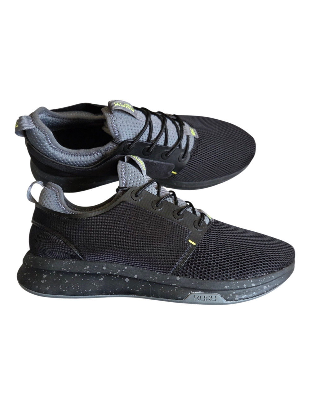 KURU Atom Men’s Black Athletic Lace-Up Sneakers 13